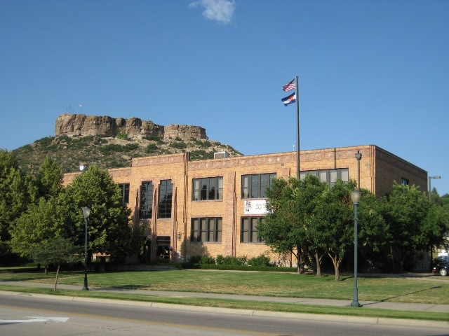 Douglas County School District's administration building, at 620 Wilcox St., Castle Rock.